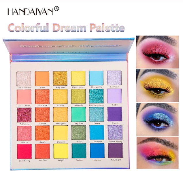 HANDAIYAN Eyeshadow Palette 30 Colorful Dream Shopping Spark